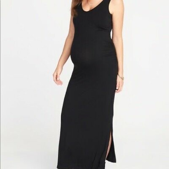 maternity bodycon maxi dress